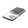 PORTE-CARTE POUR SMARTPHONE AVEC ADHESIF 3M CUIR RECYCLÉ GRIS