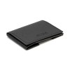 PORTE CARTE VOLET EN SIMILI-CUIR NOIR GRAINE