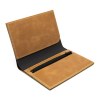 PORTEFEUILLE VERTICAL EN CUIR VERITABLE MARRON CLAIR