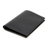 PORTEFEUILLE VERTICAL EN SIMILI-CUIR NOIR GRAINE