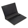 PORTEFEUILLE VERTICAL EN SIMILI-CUIR LISSE NOIR