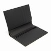 PORTEFEUILLE VERTICAL EN CUIR RECYCLÉ NOIR