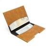 PORTE-PASSEPORT / CARTE GRISE / ASSURANCE EN CUIR VERITABLE MARRON CLAIR