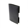 PORTE-PASSEPORT / CARTE GRISE / ASSURANCE  EN SIMILI-CUIR LISSE NOIR