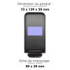 HOSON - CHARGEUR SANS FIL INDUCTION 15W STAND EN MATÉRIAUX RECYCLÉS