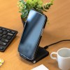HOSON - CHARGEUR SANS FIL INDUCTION 15W STAND EN MATÉRIAUX RECYCLÉS
