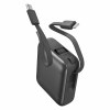 BUSHI - BATTERIE DE SECOURS AVEC 2 CÂBLES - 10 000 MAH