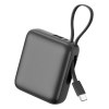BUSHI - BATTERIE DE SECOURS AVEC 2 CÂBLES - 10 000 MAH