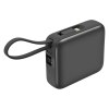 BUSHI - BATTERIE DE SECOURS AVEC 2 CÂBLES - 10 000 MAH