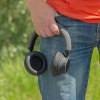 JUNDO - CASQUE À RÉDUCTION DE BRUIT ANC BLUETOOTH SANS FIL NOIR ET ALUMINIUM