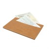 PORTE CARTE GRISE & DOCUMENTS EN SIMILI-CUIR LISSE MARRON
