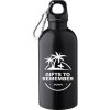 Gourde simple paroi de 400 ml en acier inoxydable recyclé Sable
