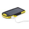 Power bank solaire en ABS et gomme Arin