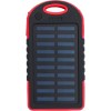 Power bank solaire en ABS et gomme Arin