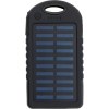 Power bank solaire en ABS et gomme Arin