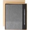 Ensemble carnet A5 et stylo à bille en PU recyclé Tarek