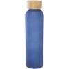 Bouteille en verre sodocalcique mat Lume de 500 ml avec couvercle en bambou