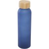Bouteille en verre sodocalcique mat Lume de 500 ml avec couvercle en bambou