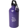 Bouteille d'eau Oregon de 400 ml simple paroi en acier recyclé certifié RCS avec mousqueton