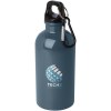 Bouteille d'eau Oregon de 400 ml simple paroi en acier recyclé certifié RCS avec mousqueton