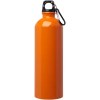 Bouteille d'eau Oregon de 750 ml simple paroi en acier recyclé certifié RCS avec mousqueton