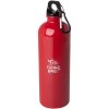 Bouteille d'eau Oregon de 750 ml simple paroi en acier recyclé certifié RCS avec mousqueton