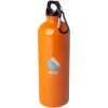 Bouteille d'eau Oregon de 750 ml simple paroi en acier recyclé certifié RCS avec mousqueton