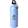 Bouteille d'eau Oregon de 750 ml simple paroi en acier recyclé certifié RCS avec mousqueton