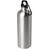 Bouteille d'eau Oregon de 750 ml simple paroi en acier recyclé certifié RCS avec mousqueton