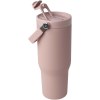 Gobelet avec isolation sous vide Bronx en cuivre et acier inoxydable recyclé certifié RCS Bronx de 900 ml avec couvercle à double fonction