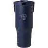 Gobelet avec isolation sous vide Bronx en cuivre et acier inoxydable recyclé certifié RCS Bronx de 900 ml avec couvercle à double fonction