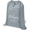 Sac de 5 L avec cordon Oregon Blend en coton recyclé 140 g/m² certifié GRS