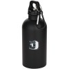 Bouteille d’eau Oregon de 400 ml à simple paroi avec finition MATE, en acier inoxydable recyclé certifié RCS avec mousqueton