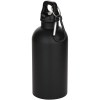 Bouteille d’eau Oregon de 400 ml à simple paroi avec finition MATE, en acier inoxydable recyclé certifié RCS avec mousqueton