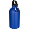 Bouteille d’eau Oregon de 400 ml à simple paroi avec finition MATE, en acier inoxydable recyclé certifié RCS avec mousqueton