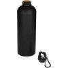 Bouteille d’eau Oregon de 750 ml en acier inoxydable à simple paroi certifiée RCS, recyclé mat avec mousqueton