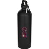 Bouteille d’eau Oregon de 750 ml en acier inoxydable à simple paroi certifiée RCS, recyclé mat avec mousqueton