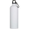 Bouteille d’eau Oregon de 750 ml en acier inoxydable à simple paroi certifiée RCS, recyclé mat avec mousqueton