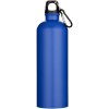 Bouteille d’eau Oregon de 750 ml en acier inoxydable à simple paroi certifiée RCS, recyclé mat avec mousqueton