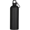 Bouteille d’eau Oregon de 750 ml en acier inoxydable à simple paroi certifiée RCS, recyclé mat avec mousqueton