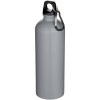 Bouteille d’eau Oregon de 750 ml en acier inoxydable à simple paroi certifiée RCS, recyclé mat avec mousqueton