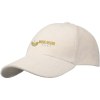 Casquette 6 panneaux Hutton en velours côtelé recyclé