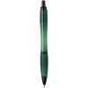 Stylo bille Nash en plastique recyclé avec garnitures noires (encre noire)