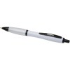 Stylo bille Nash en plastique recyclé avec garnitures noires (encre noire)