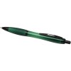 Stylo bille Nash en plastique recyclé avec garnitures noires (encre noire)