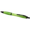 Stylo bille Nash en plastique recyclé avec garnitures noires (encre noire)
