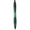 Stylo bille Nash en plastique recyclé avec garnitures noires (encre noire)