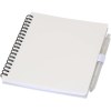 Ensemble carnet à couverture souple en plastique recyclé et stylo bille (encre bleue) Niove