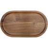 Plateau de service Edge en acacia