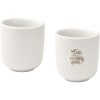 Tasses à expresso Male en céramique de 90 ml - set de 2